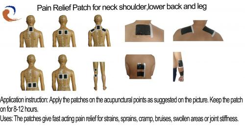 Scapulohumeral Periarthritisのための痛み緩和パッチ