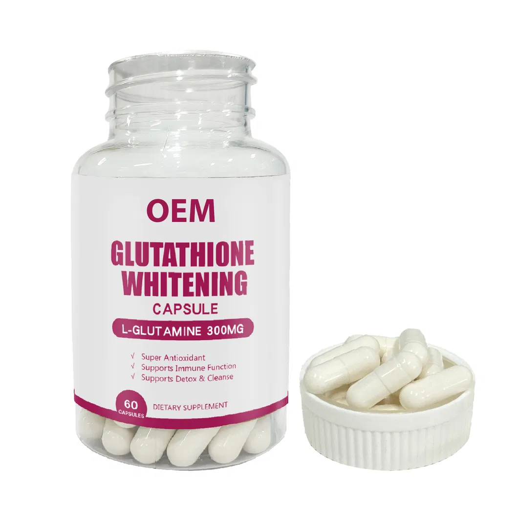 OEM Glutathione Whitening Capsules Support Immune Function Benefit Detox Reduce Dark Spots Brighten Skin Tone