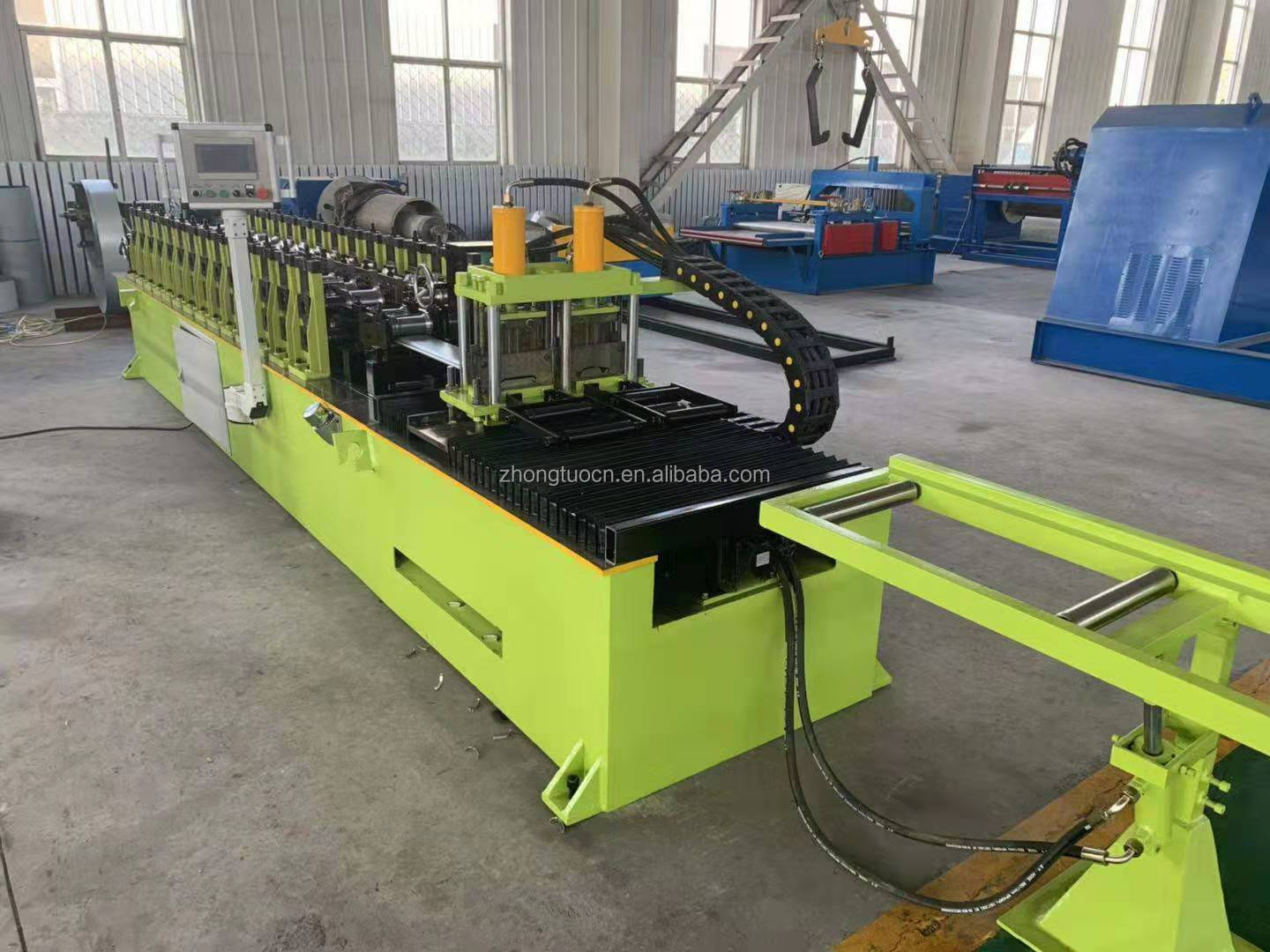 Double profile rolling shutters machine two head shutter salt door roll forming machine