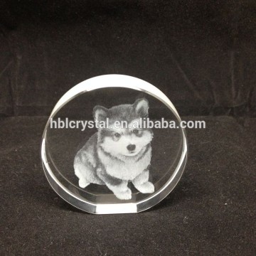 High quality small animal Laser Etched 3D Crystals