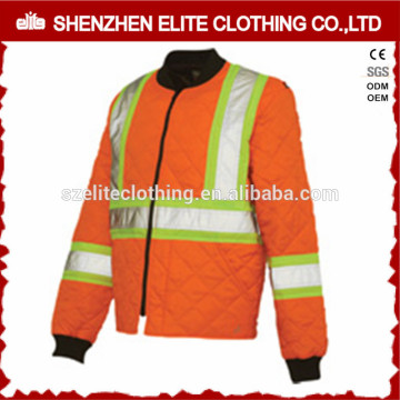 Protective Clothing Orange Workwear Safety Reflective Bomber Jacket