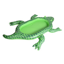 Custom Green Crocodile Plastikpaddel Pool Kiddie Pool