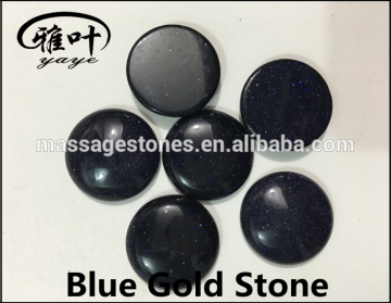 Bulk Wholesale Pagan Blue Gold Stone Wholesale Flatback Cabochons