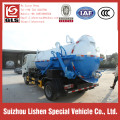 Camión de succión de aguas residuales 5000L en venta Dongfeng 4 * 2
