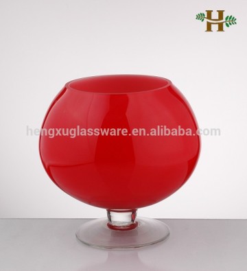 Pedestal Glass Candle Lantern Vase