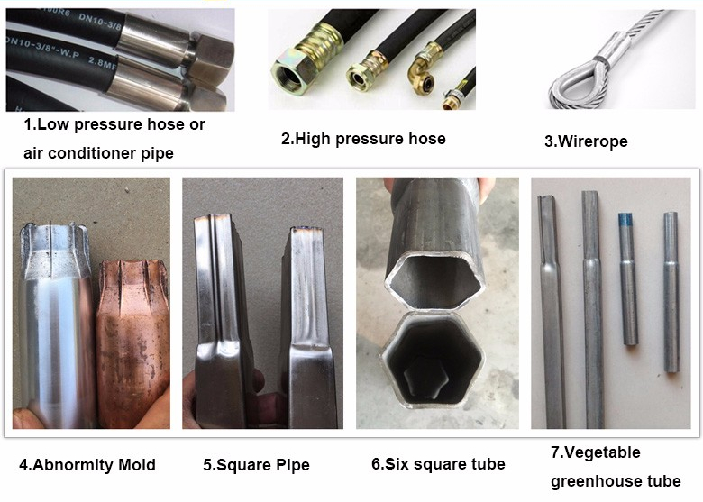 Large diameter shrinking maintenance industry hose criming machine New arrival press gates portable hydraulic hose crimper