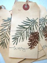 kraft paper card tag for gift packaging