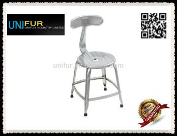 Antique furniture replica designer style Nicolle bar chairs with footrest