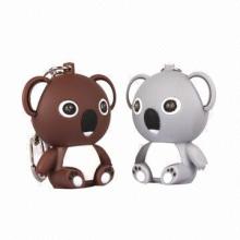 Koala LED keychain with voice