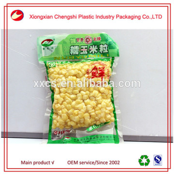 Plastic cooked food packaging printed vacuum pouch