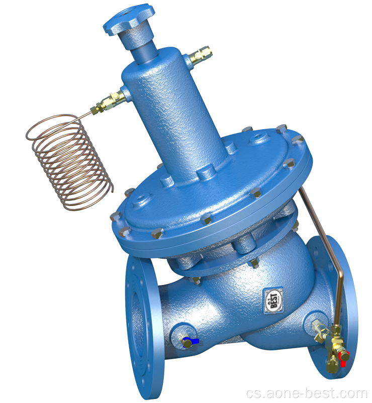 Samostatně ovládaný regulační ventil DN100
