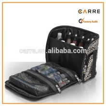 professional leopard manicurist nails polish travel beauty bag