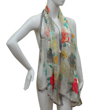Women Pastoral Long Wrap Shawl Stole Soft Scarve