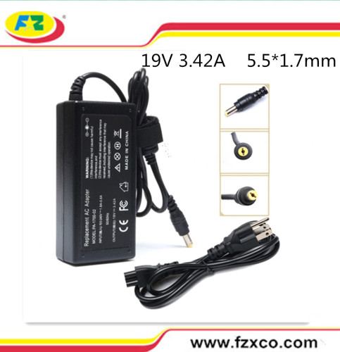 19V 3.42A 65W Laptop AC Adapter Acer