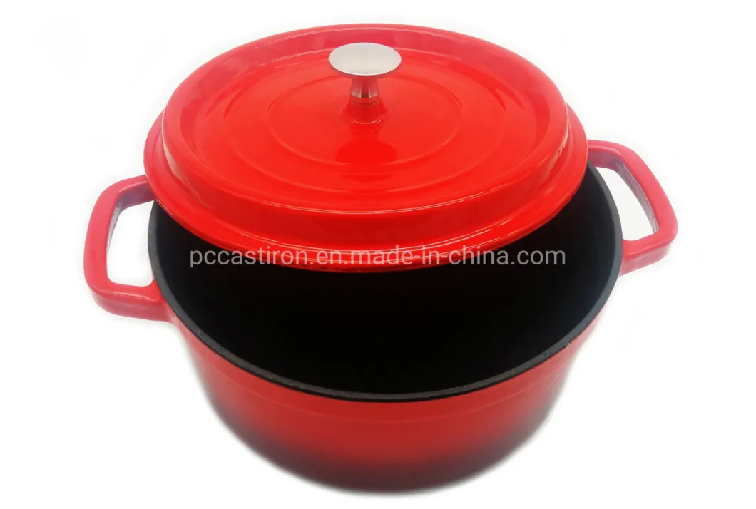 2.8qt Enamel Porcelain Cast Iron Cocotte Dutch Oven China Factory