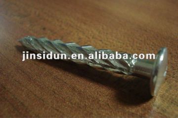 1" Galvanized Concrete Nails/ groove shank galvanized concrete nails