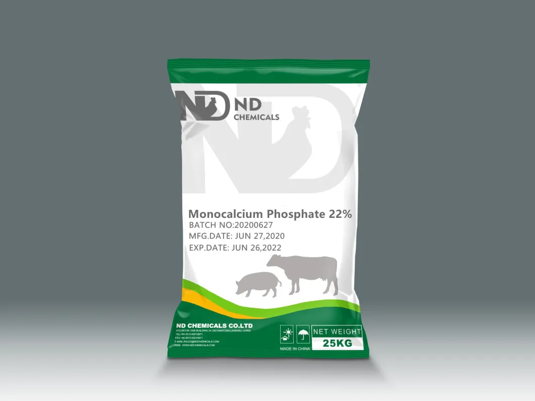 Monocalcium Phosphate Animal Feed Grade 22% Granular Growth Promoters for Animal Health