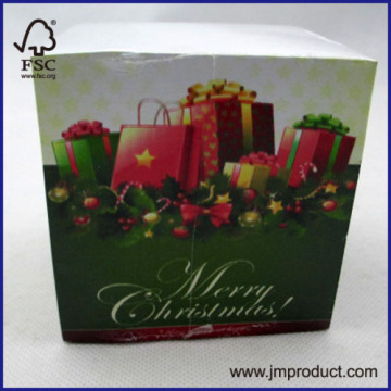 Christmas Memo Cube-paper Cube?