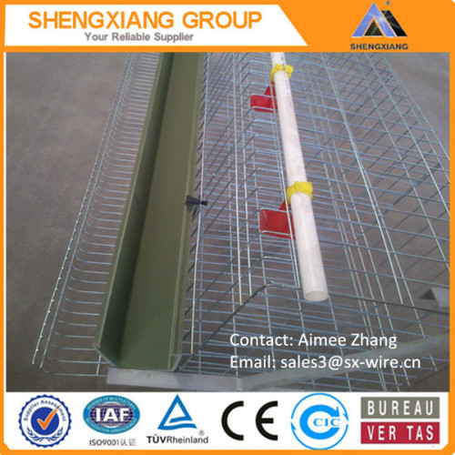 Galvanized manual layer chicken cage ( factory and ISO 9001)