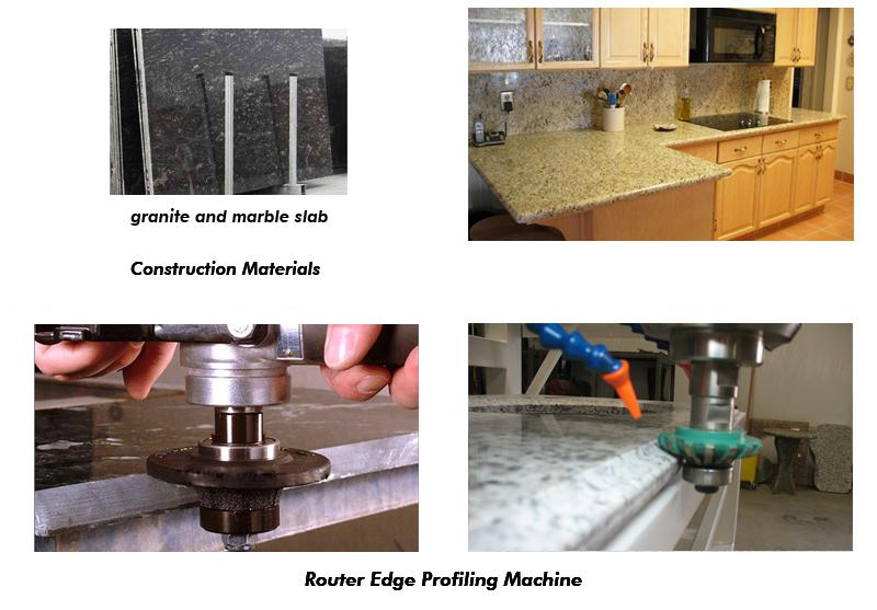 Round Shank Vaccum Brazed Grinding Stone Router Bit