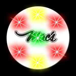 Flashing round Magnetic Pin