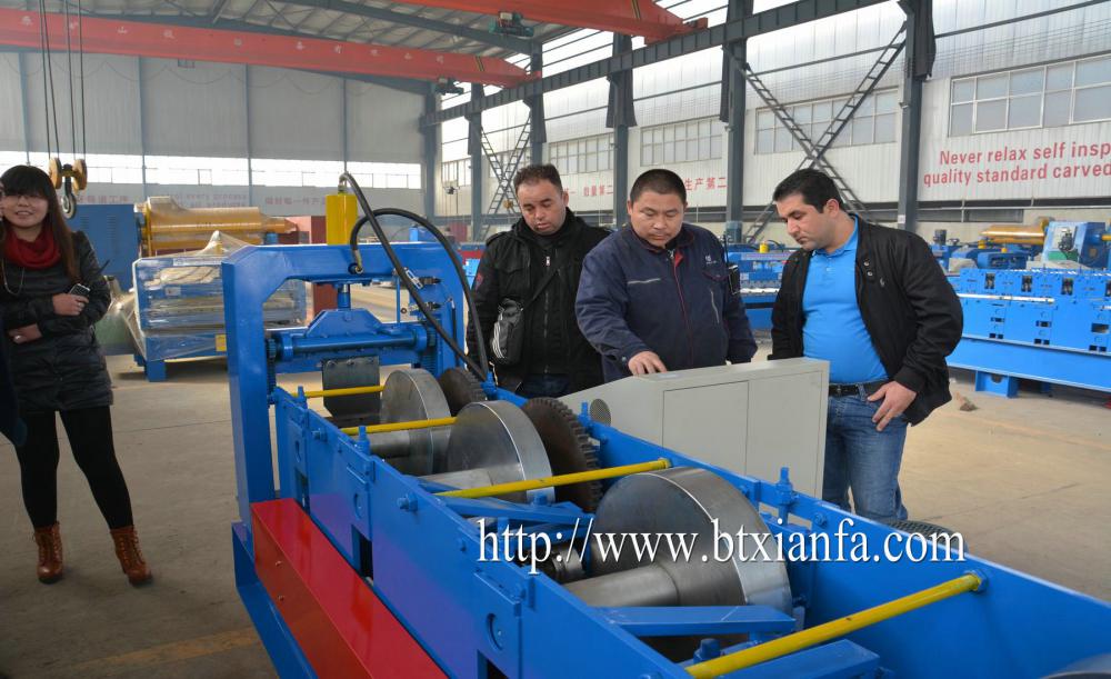 Roof Color Steel Gutter Roll Forming Machine