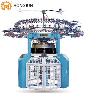 Computerized Electronic Jacquard Knitting Machine with Rib Transfer