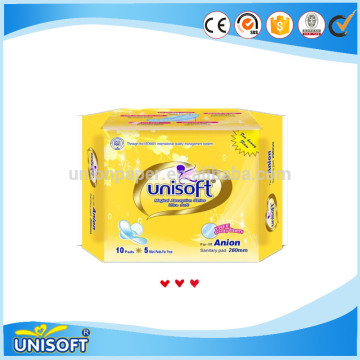 Breathable Cotton Ultra Thin Sanitary Pads/napkin For Ladies With High Absorption