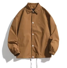 Custom Men's Fall Winter Nylon Jacket Blank Plus Size Windbreaker