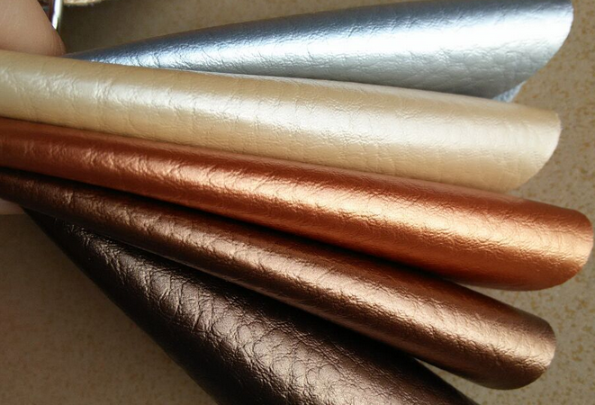 Strickwaren aus PVC-Leder Knitted Fabrics Backing PVC Leather