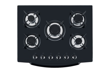 5 burners glass top for Angola