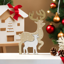 Hot Sale Christmas Table Decoration Wooden Christmas Deer For Christmas Gift