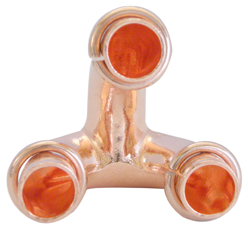 Concentric Copper Tripod Bends