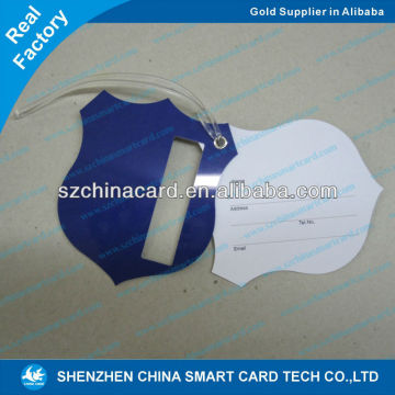 High quality! Best selling product signature panel luggage card PVC card