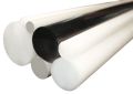 tiges PTFE vierges de 100 %, barres PTFE avec blanc, noir, brun