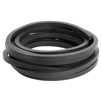 square black fluoro rubber strip solid rubber strip