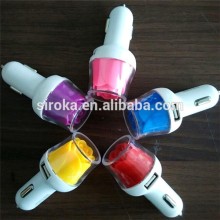 100% Brand New Universal Dual USB car charger 5V 3.1A rose car charger For iPad 2 3 4 Samsung Galaxy S4 S5 HTC