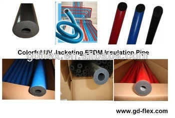 UV jacketing EPDM insulation pipe epdm tube