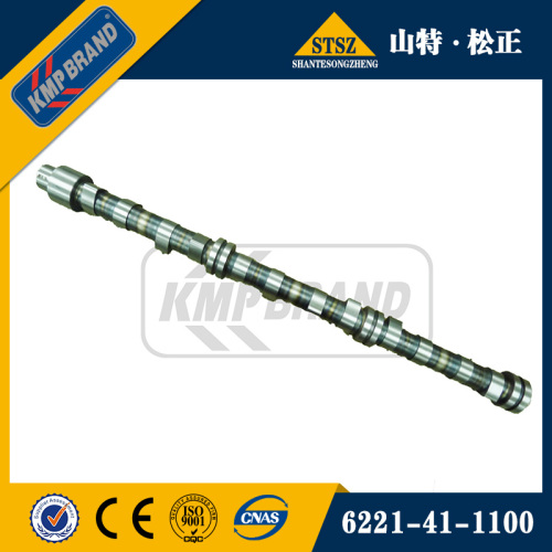 Árbol de levas 6150-41-1012 para piezas de excavadora komatsu PC400-7