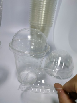 PLA tranparent plastic cup