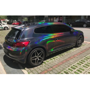 Rainbow Laser Chrome Holographic Vinyl Wrap Film for Car Decals