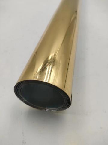 Metallized Golden PET film for Vacuum Forming