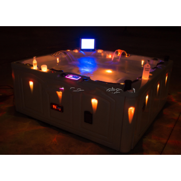 Deluxe5 Person Hydro Outdoor Spa WithTV Acrylic HotTub