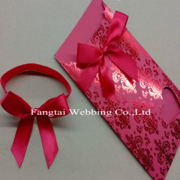 decorative for gift elastic ribbon bow