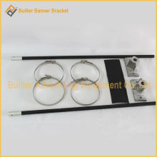 Metal Street Pole Advertising Sign System