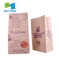 Bolsa de papel inferior de Zipllock Matte Matte de grado alimenticio