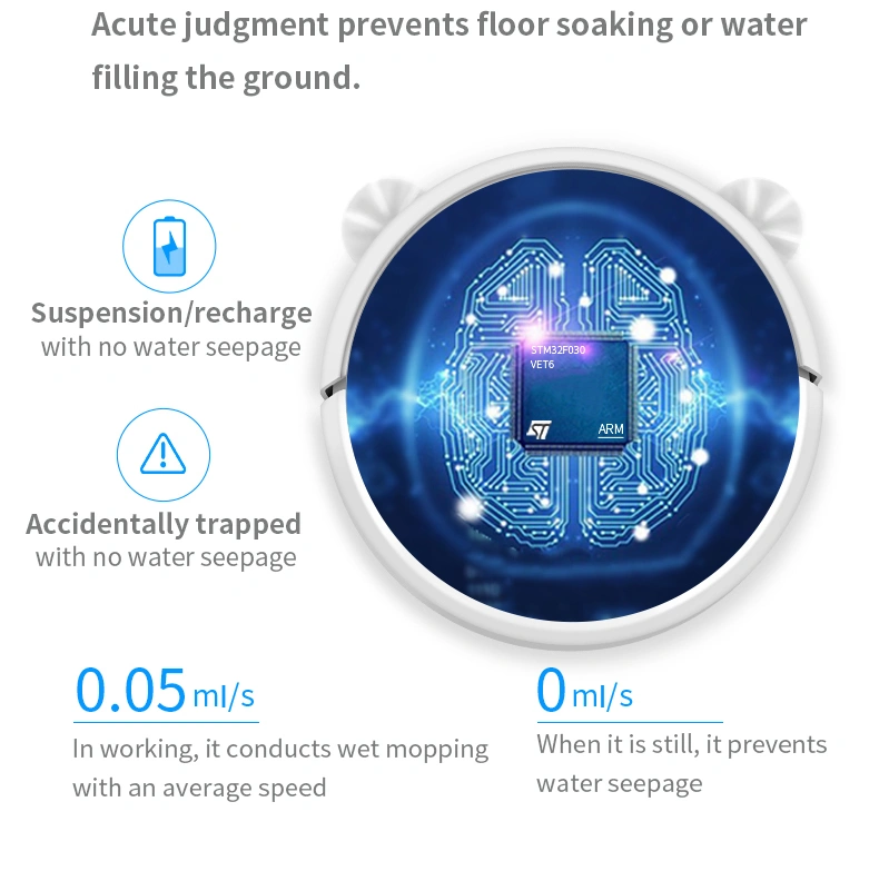 Sweeping Robot 6 Sweep Modes; Super Suction 2000PA; APP Remote Control Technology