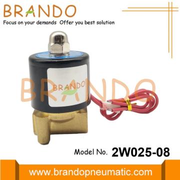 1/4 &quot;2W025-08 Brass Solenoid Valve Water 24V 220V