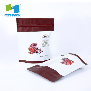 32G protein matte aluminium foil plastik berdiri