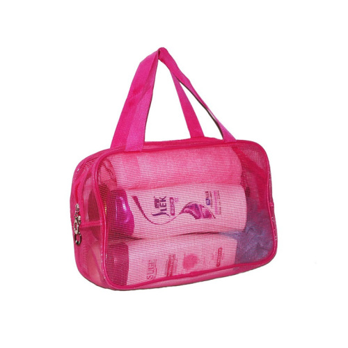 Travel Trip Holiday Beach Mesh Tote Shower Bags